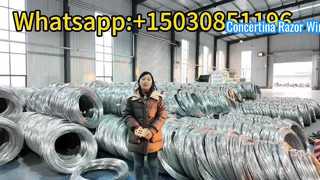 Concertina Razor Wire Αποτελείται από εσωτερικό σύρμα και λεπίδα ξυραφιού