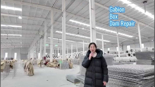 Στρατός Χρήση του Hesco Barrier Production Gabion Box for Dam Restoration Ισχυρός τοίχος αντιστήριξης
