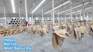 Βαριά γαλβανισμένη λύση ασφαλείας τοίχου Hesco
