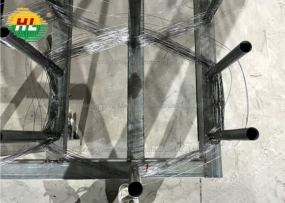 1700MPa High Tensile Steel Wire Obstacle Low Visibility Mesh Robust Anti-Tank Wire Mesh For Armored Vehicle Deterrence