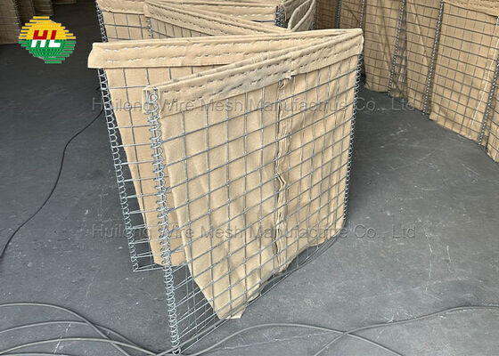 Gabions Defensive Barrier  Range Hesco Wall Bastion Box  Firing Range Fence Geotextile Sand Container Galvanized Sand Barrier