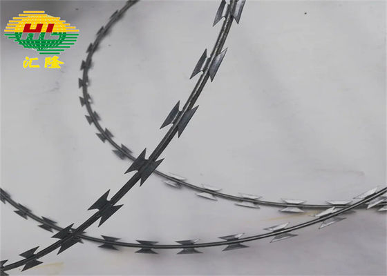 Bto-22 0,5 mm πλάκα λεπίδας Concertina φράχτης 500 mm σπείρα διάμετρος
