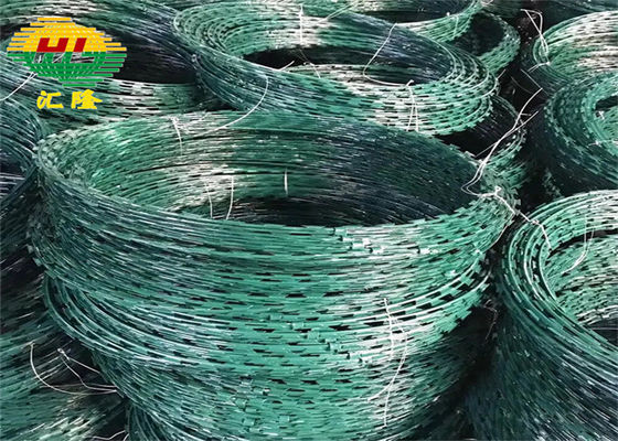 Πράσινη ντυμένη PVC κονσερτίνα αντιδιαβρωτικού οδοντωτή - καλώδιο 1400-1500MPA