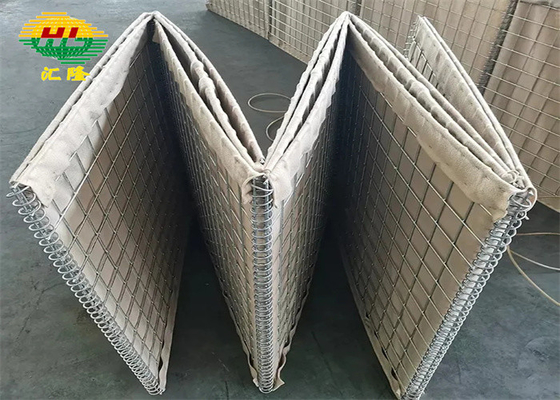 Hl1-12 Galfan Coated Hesco Προστατευτικά εμπόδια ρομπότ Ζυγισμένο μήκος 1,21m-33m