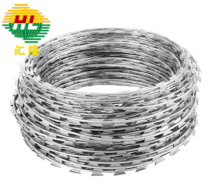 BTO-18 Ζυγισμένο χάλυβα Concertina Razor Wire Fence για στρατιωτική άμυνα και ασφάλεια των συνόρων