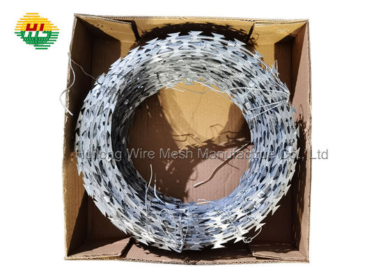 Σύρμα Concertina Razor 2,5mm 100 M ανά ρολό από ανοξείδωτο χάλυβα